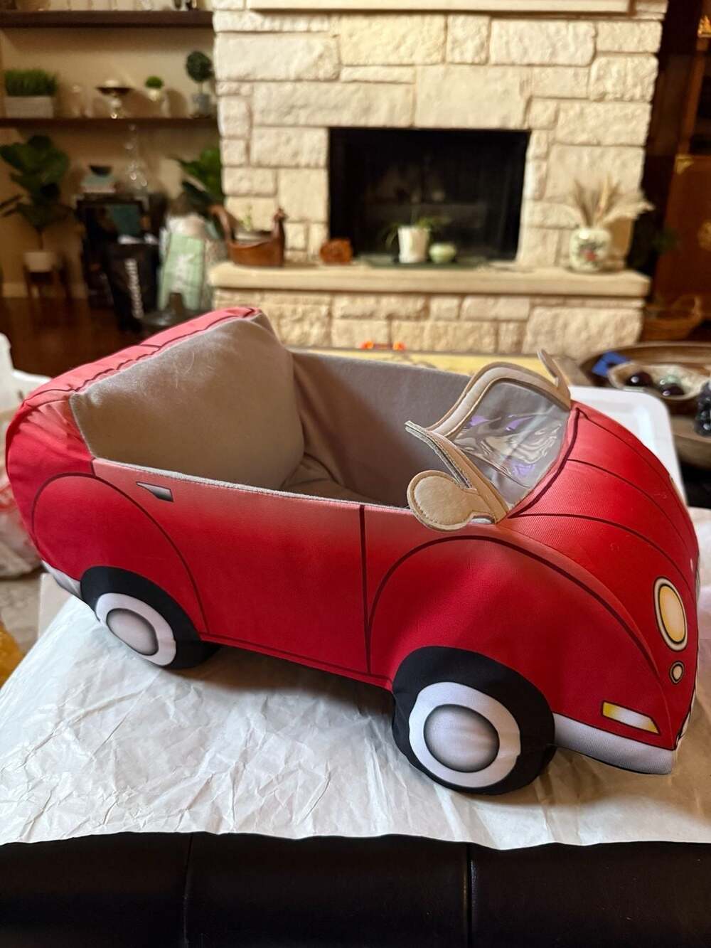 Build-A-Bear Workshop Classic Red Plush Convertible Car Toy